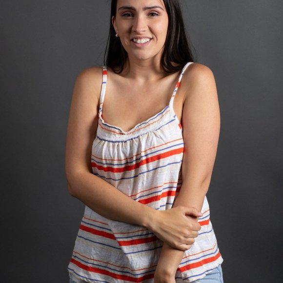 Blue Red Striped Tank Top by Universal Thread - Picture 5 of 10